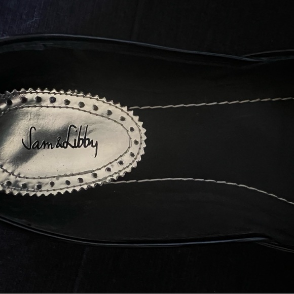 Black & Pink flats size 9.5 - Picture 4 of 4